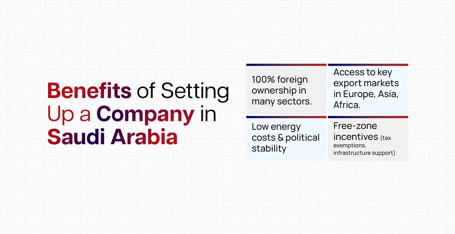 Benifits in Company Formation in Saudi Arabia